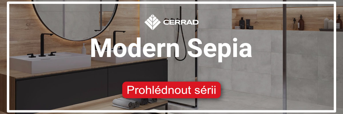 Série Modern Sepia - dlažba a obklady